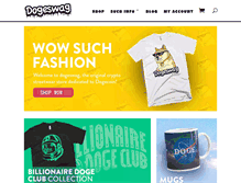 Tablet Screenshot of dogeswag.com
